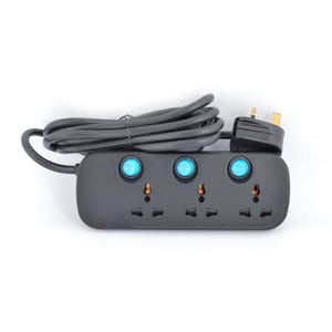 

Terminator Brand Universal Power Extension Socket - 3 Way 5m