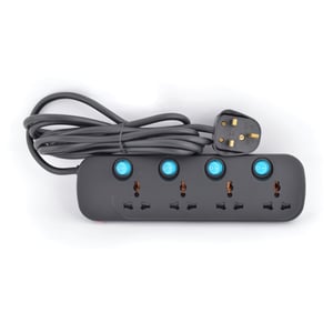 Terminator Brand Universal Power Extension Socket - 4 Way 3m