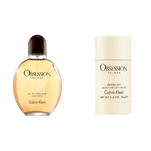 

Calvin Klein Bundle Offer Of Obsession Edt 125ml & Deo Stick 75g For Men