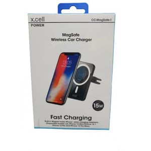 

Xcell Magsafe Wireless Car Charger Black