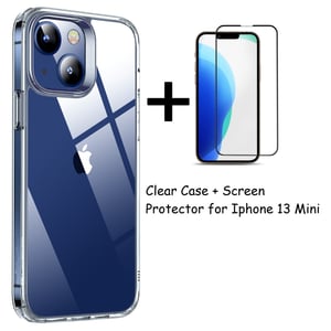 

Glassology 11683 CLR Case With Screen Protector For iPhone 13 Mini