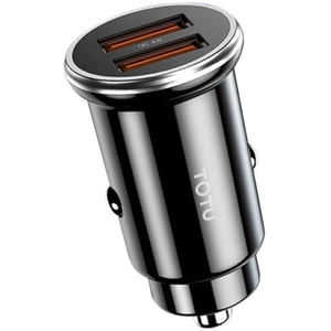 

Totu QC4.0 Dual Port Car Charger Black
