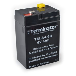 Terminator Brand Sla Battery 6v - 4a (taiwan)
