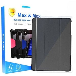 

Max & Max Rugged Case With Screen Protector Black iPad