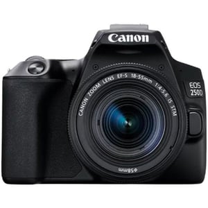 Canon EOS 250D SLR Camera Body Black With EF-S 18-55MM F3.5-5.6 III &amp; EF 75-300MMF4-5.6 III Lens
