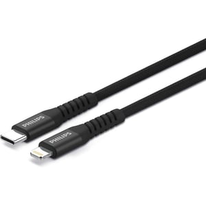 

Philips Braided USB-C To Lightning Cable 2m Black
