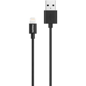 

Philips USB-A To Lightning Cable 1.2m Black