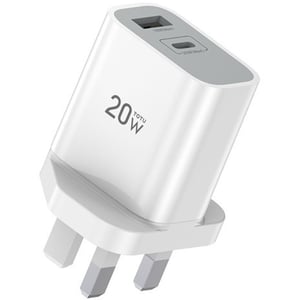 

Totu Dual Port Wall Charger White