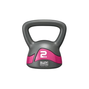 

Body Sculpture Sxbw-117-2kg-b Soft Iron Kettlebell, Grey/pink