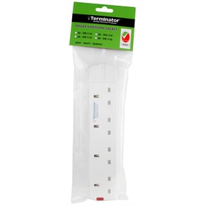 Terminator Brand Uk Socket Power Extension Socket Without Cable - 4way