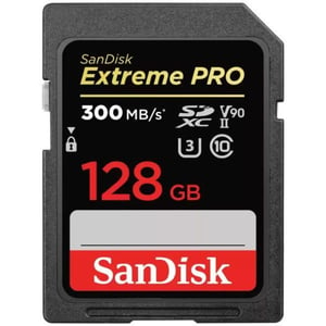 

Sandisk Extreme Pro SDXC UHS-II Memory Card 128GB SDSDXDK128GGN4IN