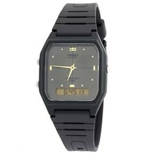 

Casio Aw-48he-8a Black Analog/digital Combo Watch