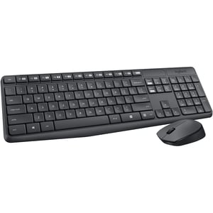 Logitech Mk235 Wireless Keyboard And Mouse (english), Black