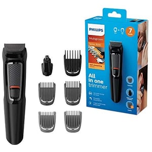 

Philips Series 3000 7-in-1 Multi Grooming Kit for Beard & Hair with Nose Trimmer Attachment - MG3720/13