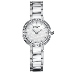 

Ecstacy Women's Analog White Dial Watch - E20504-SBSM