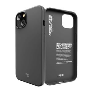 

ZWM 001-IP2021-13 Thinnest Eco Case Black iPhone 13
