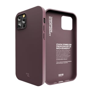 

ZWM 003-IP12P Thinnest Eco Case Burgundy iPhone 12/12 Pro