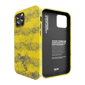

ZWM 005-IP12P Thinnest Eco Ascent Case Yellow/Purple iPhone 12/12 Pro
