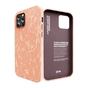 

ZWM 008-IP12P Thinnest Eco Pure Case Pink/Coral iPhone 12/12 Pro