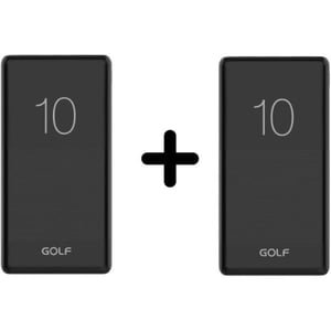 

Golf Power Bank 10000mAh Black G80 + Power Bank 10000mAh Black G80