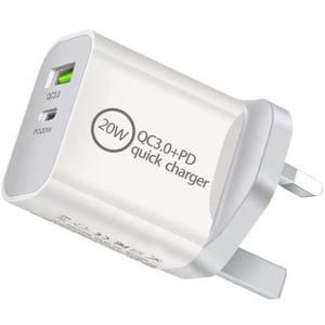 

Maxguard Dual Port Wall Charger White