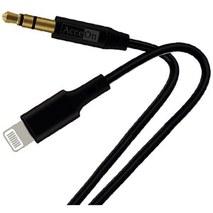 

AcceOn Lightning To Aux Cable 1m Black