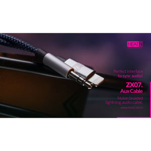 

Heatz Lightning to Aux Cable 1m Black