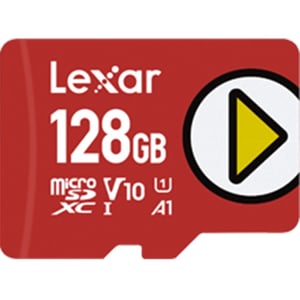 

Lexar Play Micro SDXC Memory Card 128GB Red LMSPLAY128G-BNNNG