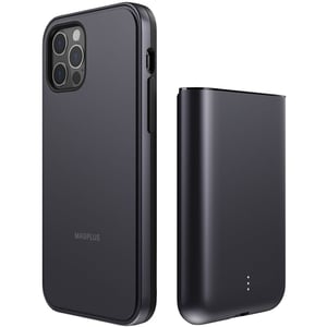 

Magplus Detachable Wireless Charging Battery Case For iPhone 12/12 Pro Space Grey