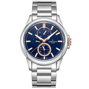 

Tornado Men's Multi-function Blue Dial Watch - T6107-sbsl