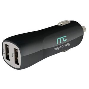 

Mycandy Dual Port Car Charger Black