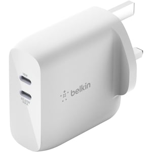 

Belkin Boost Dual USB-C Wall Charger White