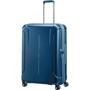 

American Tourister Technum Next Spinner Luggage Bag 55 Cm Tsa Exp V1 Metallic Blue