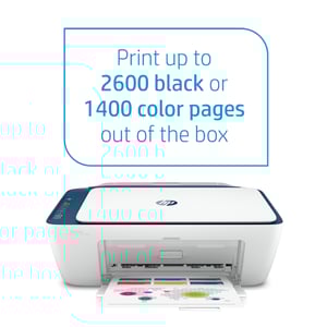 

HP DeskJet Ink Advantage Ultra 4828 All-in-One Printer Wireless, Print, Scan, Copy, Print upto 2600 black or 1400 color pages, White/Blue [25R76A]