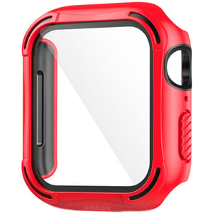 

Green Lion Guard Pro Case with Screen Protector for Apple Watch 44mm Red