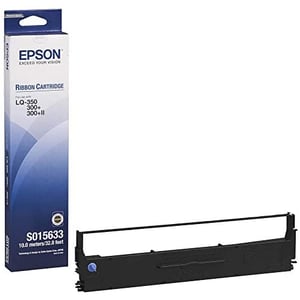 

Epson C13S015633 Genuine Black Ribbon Cartridge For LQ-350 , 300+, 300+ii