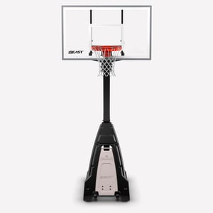 Spalding the Beast Portable Basketball Hoop - 60" Glass