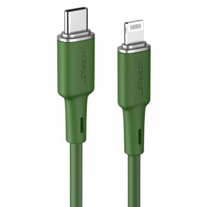 

Acefast USB-C To Lightning Cable 1.2m Olive Green