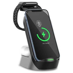 

Green Lion 4 In 1 Fast Wireless Charger Black/White