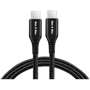 

Max & Max USB-C To USB-C Cable 2m Black