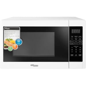 Super General 30 Liter Compact Counter-Top Microwave Oven, 900W Power, 1000W Grill, Digital Control, SGMM-935-DGW, White/Black