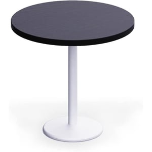 

Mahmayi Dec500E Black Round Pantry Table With Circular Base 60X80Cm