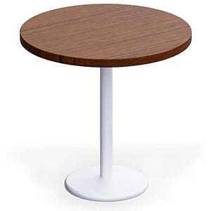 

Mahmayi Dec500E Darkwalnut Round Pantry Table With Circular Base 60X80Cm