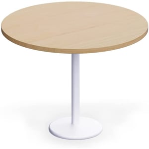 

Mahmayi Dec500E Oak Round Pantry Table With Circular Base 60X100Cm