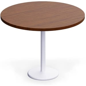 

Mahmayi Dec500E Darkwalnut Round Pantry Table With Circular Base 60X100Cm