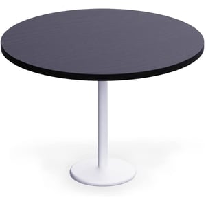 

Mahmayi Dec500E Black Round Pantry Table With Circular Base 60X120Cm