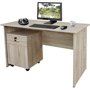

Mahmayi Mp1 100X60 Writing Table Without Drawer Oak (100Cm With Drawer Oak)