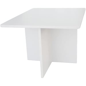 

Mahmayi Ch01 Ergonomic Child Desk 8050 Low Height With Round Edges White Single Table 60x50cms)