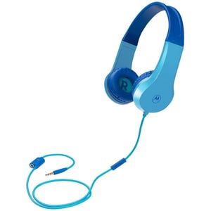 

Motorola Moto JR 200 Wired Over Ear Headset Blue