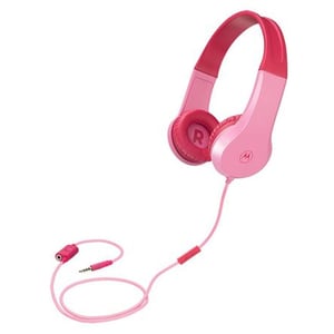 

Motorola Moto JR 200 Wired Over Ear Headset Pink